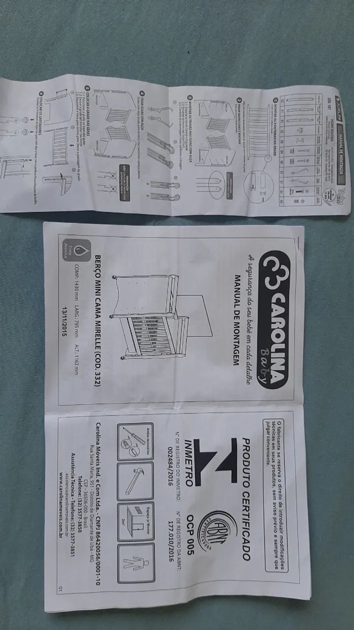 Berço Americano Mirelle Branco/Amadeirado - Foto 4