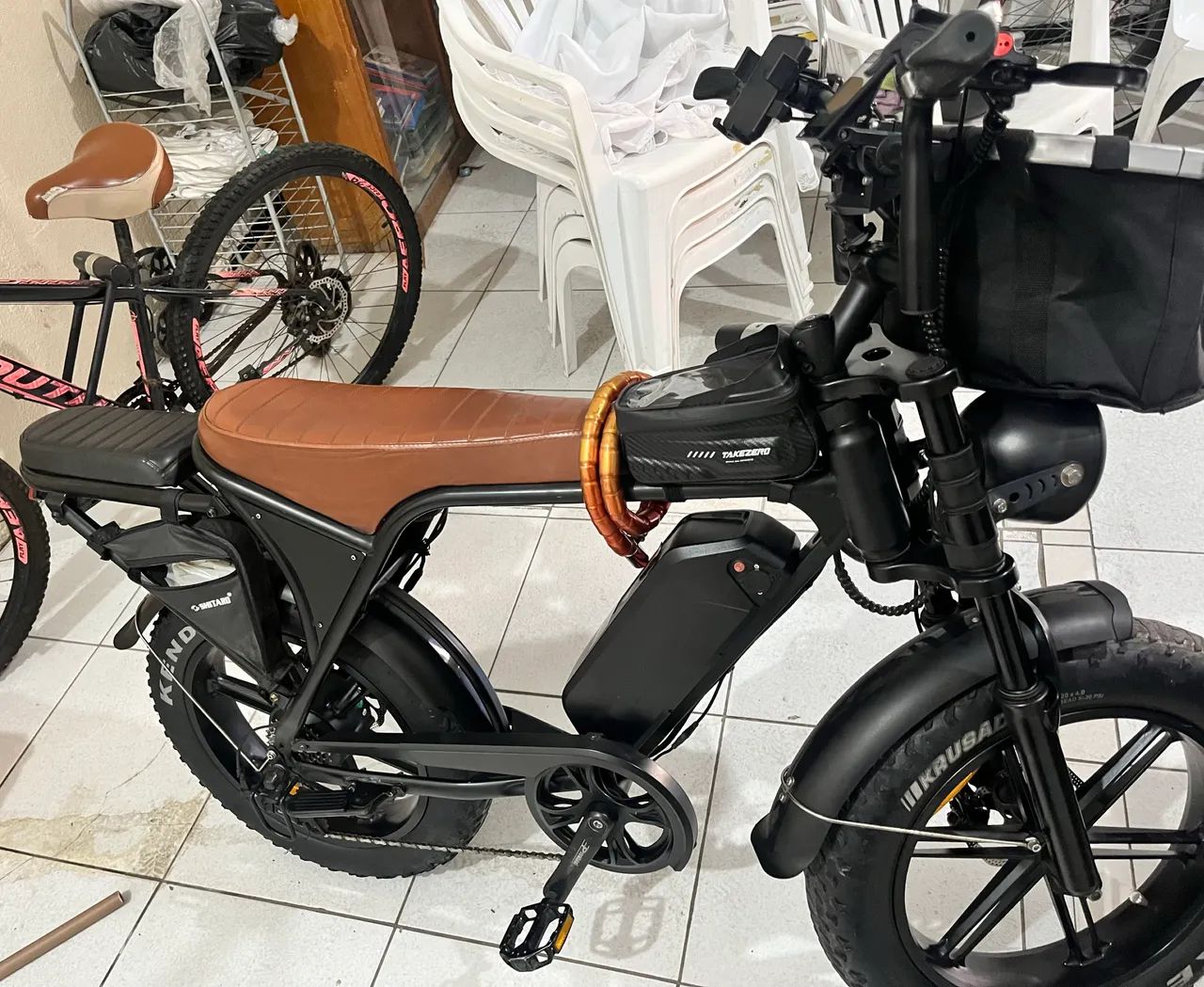 Bicicleta elétrica v8