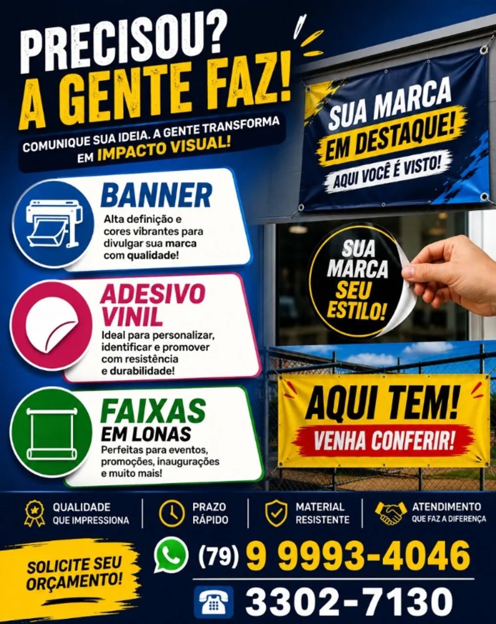 Camisas, banner, adesivo, sacolas personalizadas e muito mais... - Foto 3
