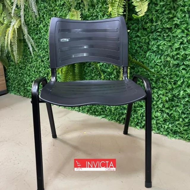 PROMOÇÃO  CADEIRA FIXA NEW ISO EMPILHÁVEL PARA ESCRITÓRIO/HOME OFFICE/RECEPÇÃO