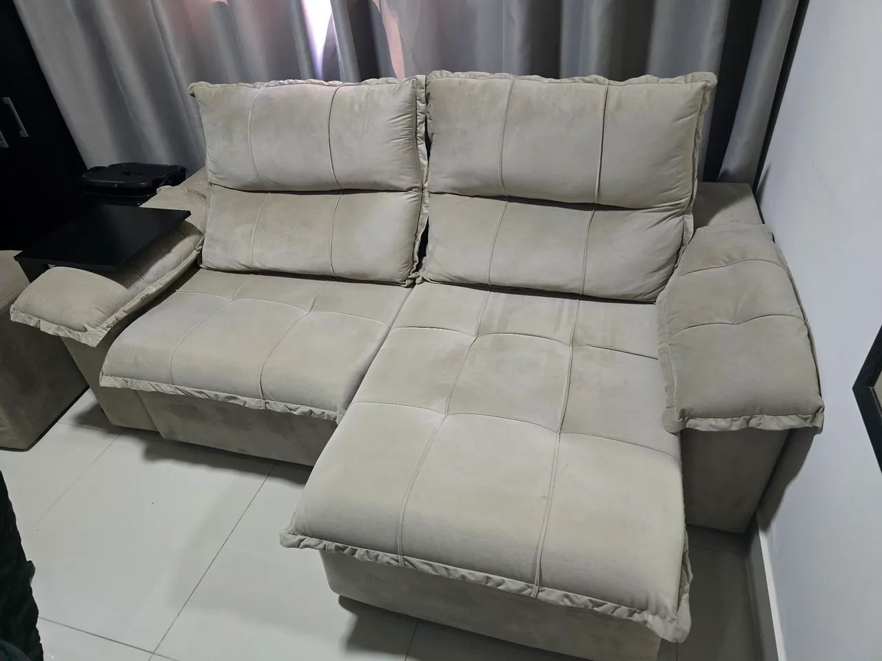 Sofá Retrátil com Encosto Regulável.  - Foto 4