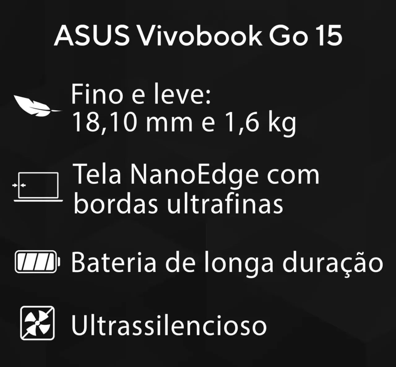Notebook ASUS na caixa. - Foto 5