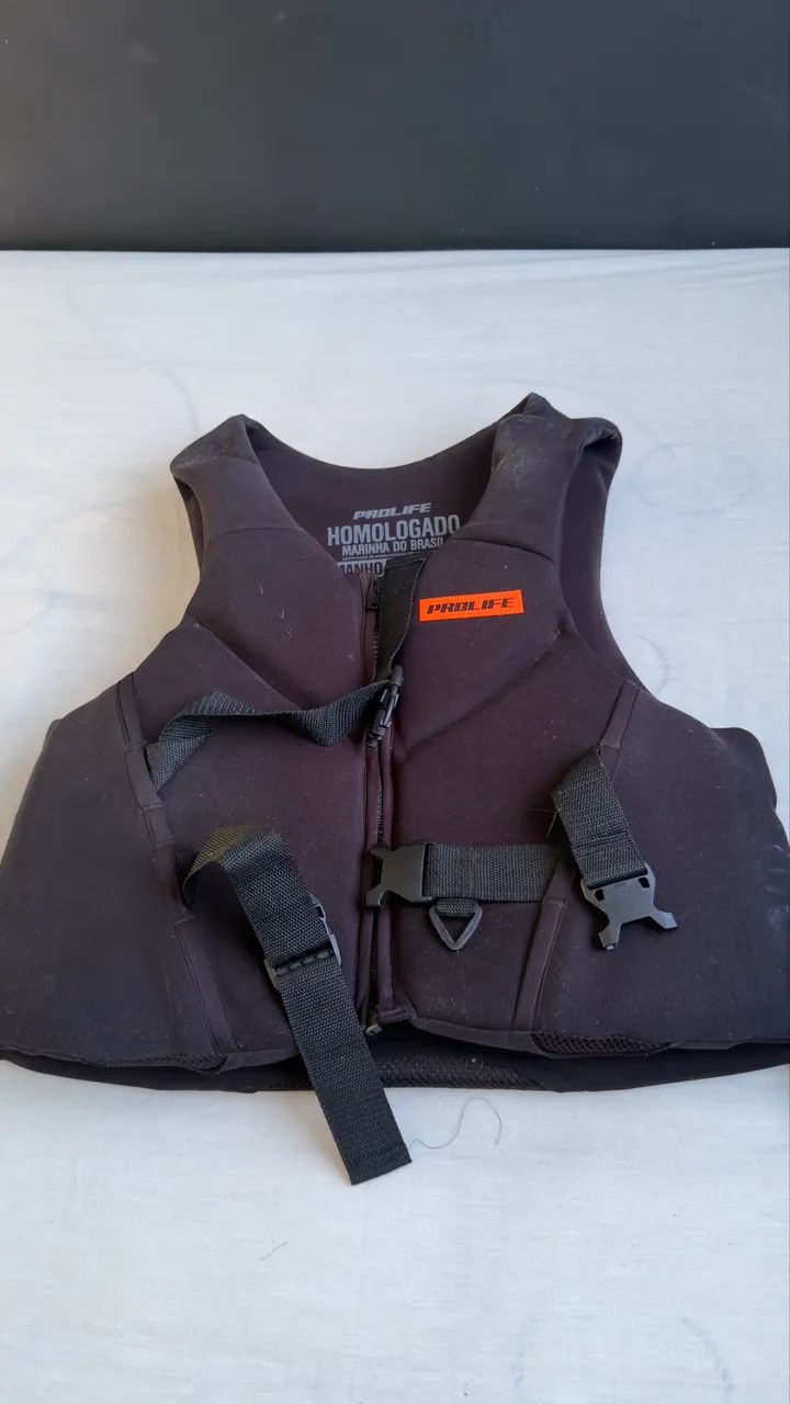 Colete Salva-vidas Prolife Protech V4 Homologado - Laranja - Foto 3