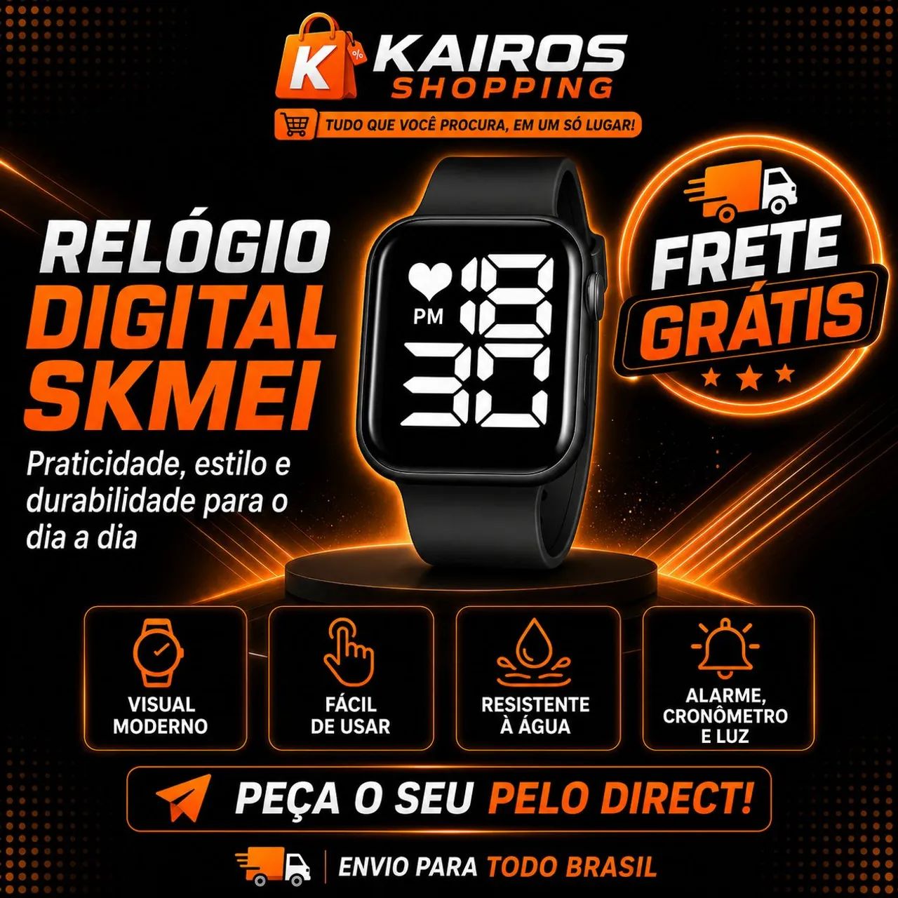 Relógio Digital SKMEI 