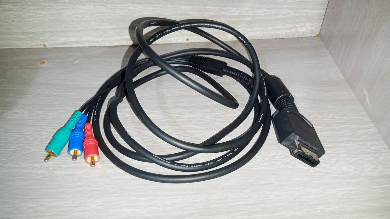 Cabo componente original Nintendo GameCube 