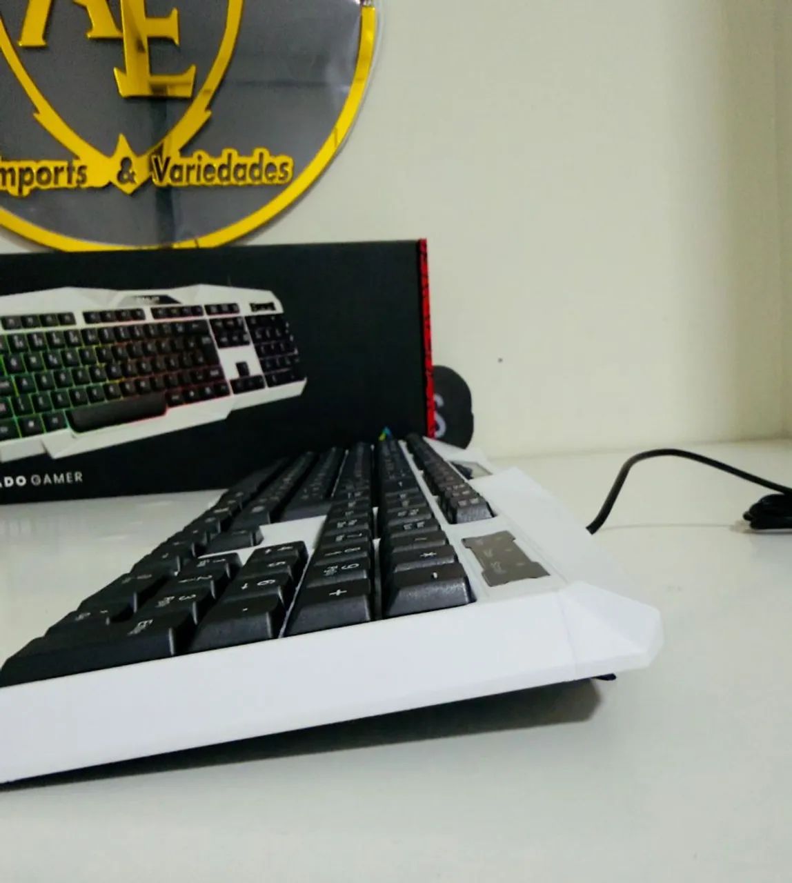 Teclado Gamer branco  - Foto 5