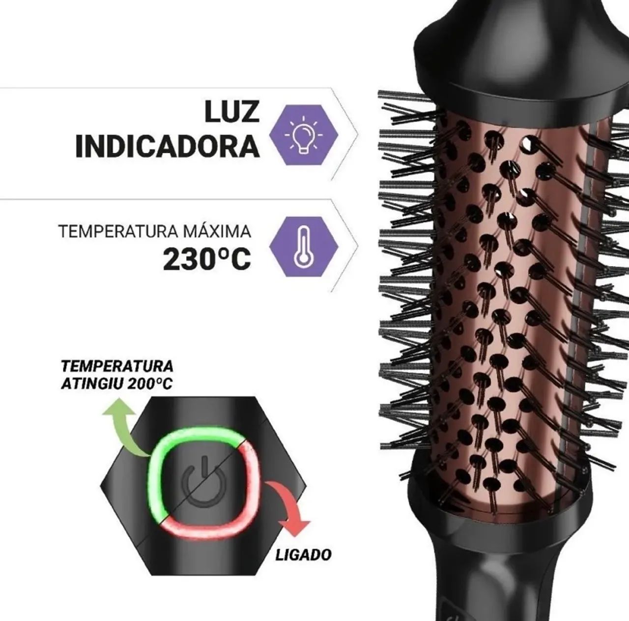 Escova modeladora Philco - Foto 3