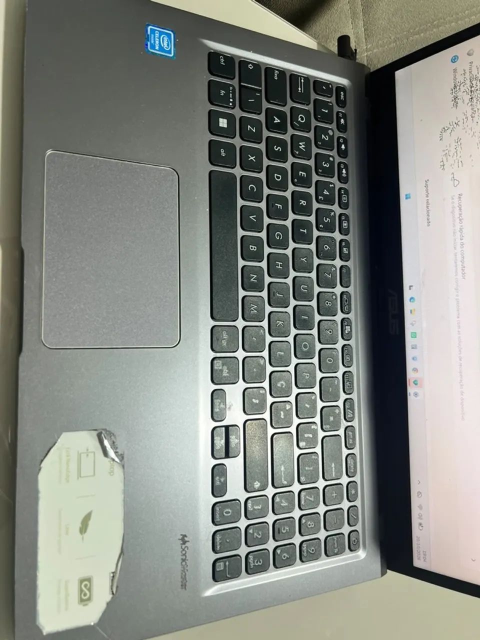 Estou vendendo Notebook ASUS Grafite - Foto 2