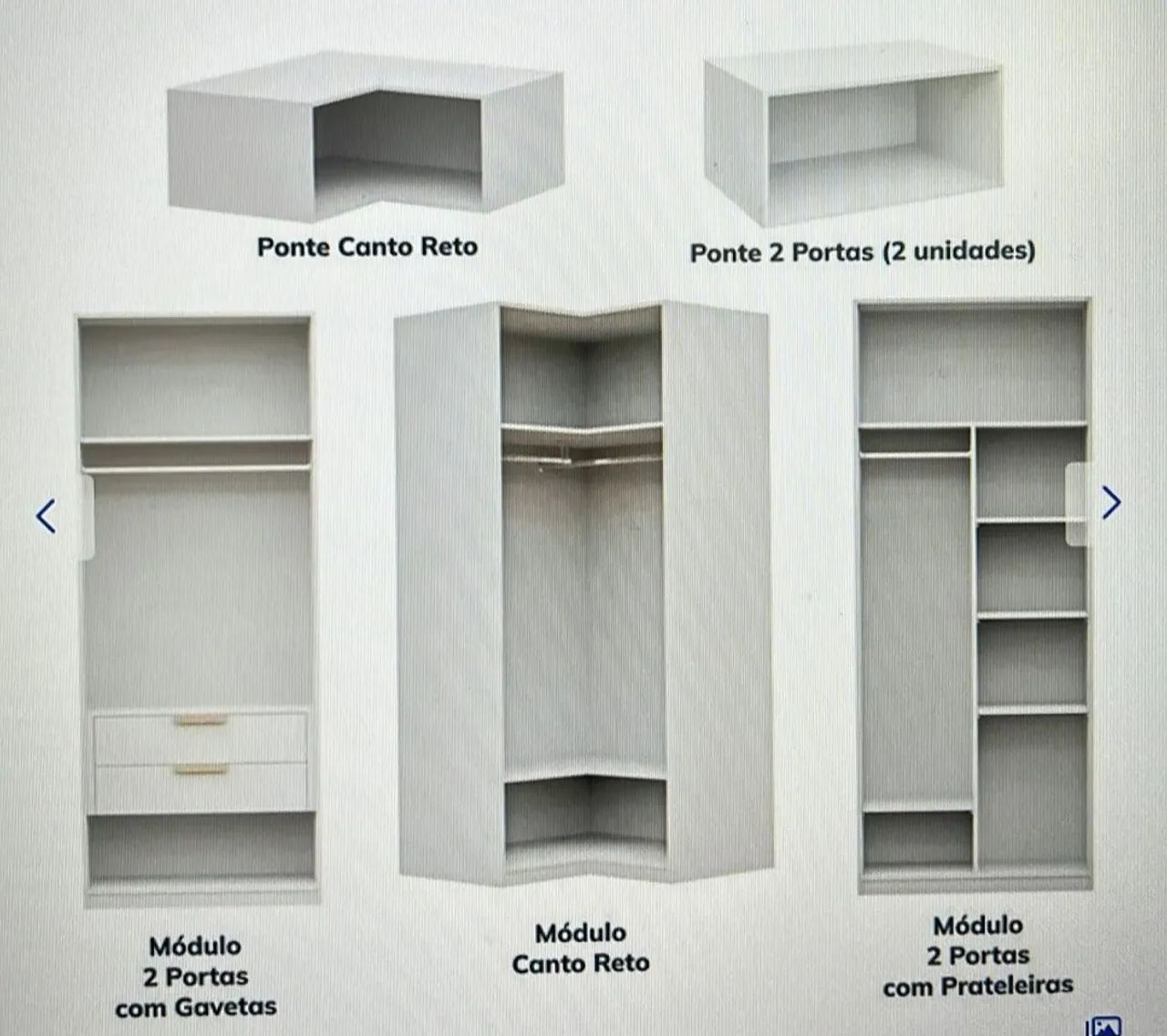 GUARDA ROUPA MODULADO