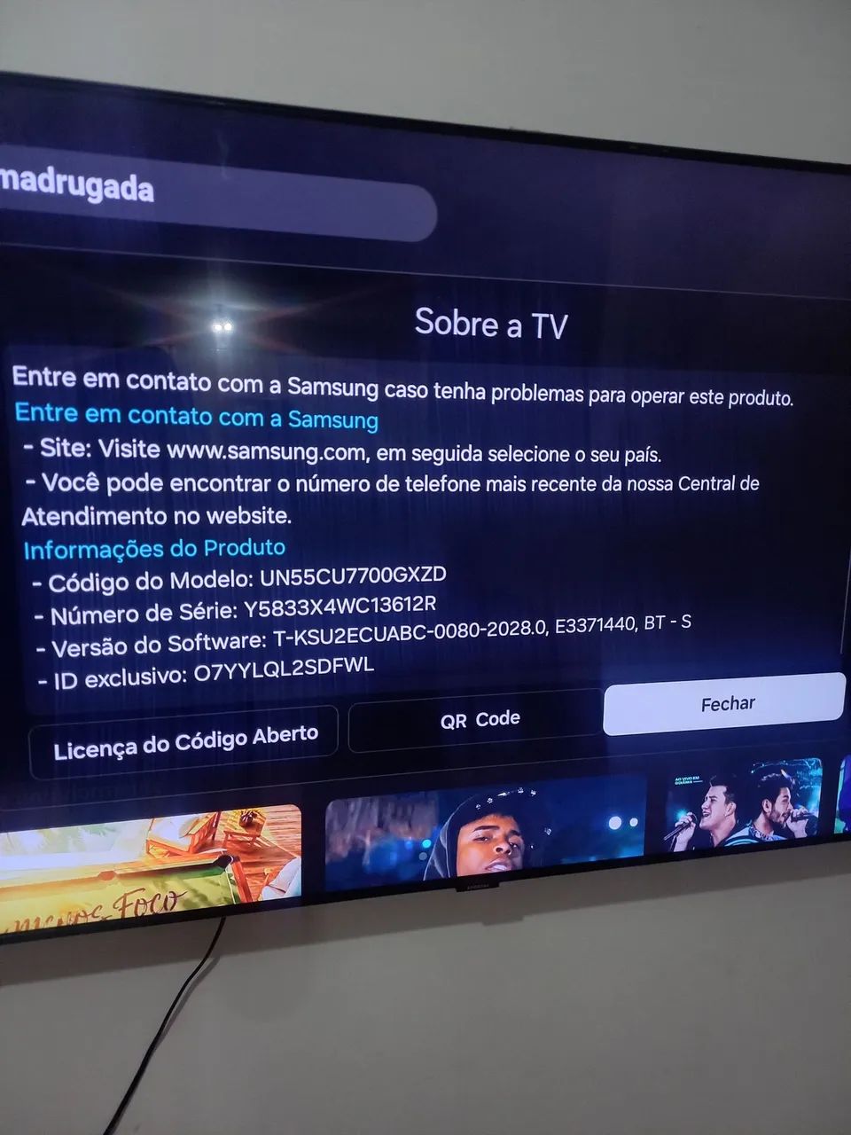 Vendo TV Samsung 55 polegada 4k com Bluetooth e xbox - Foto 4
