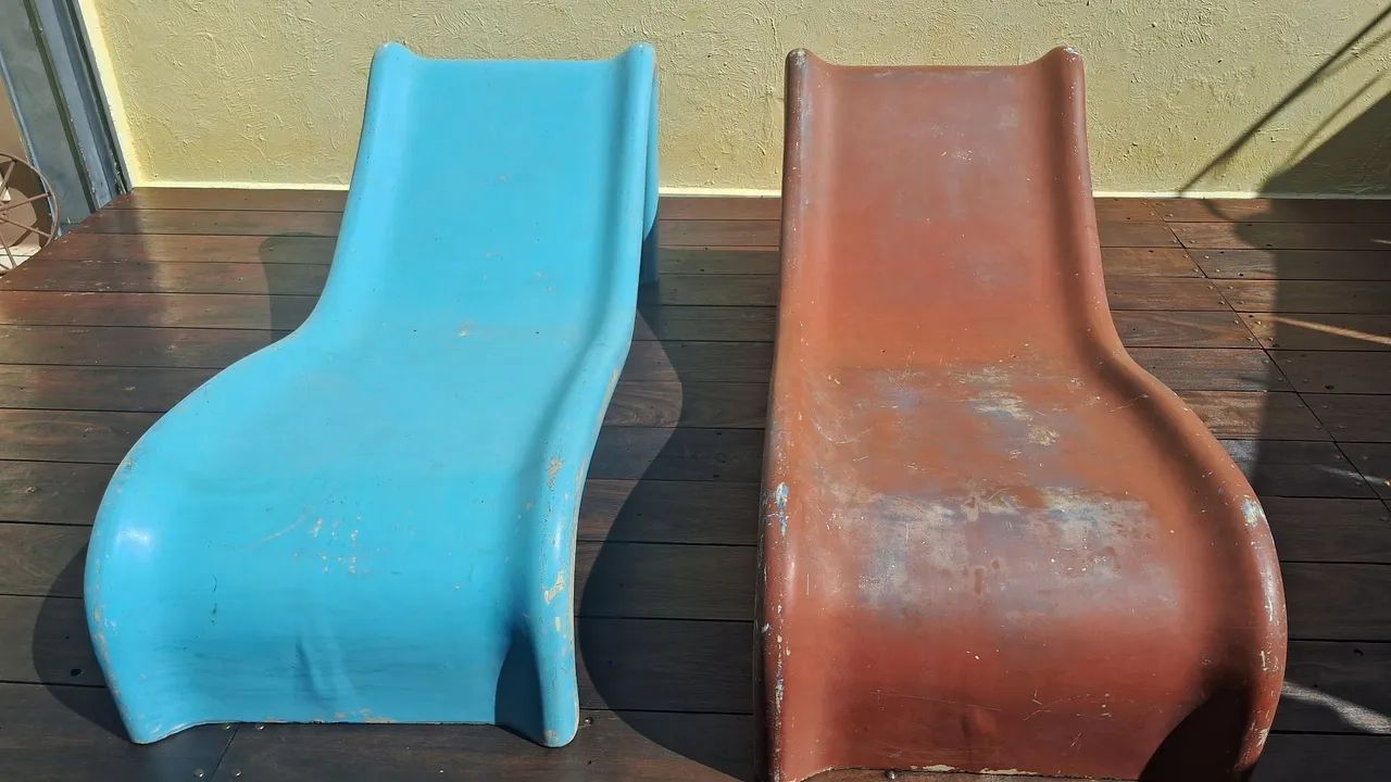 Espreguiçadeira de fibra para piscina  (Itapetininga) - Foto 3