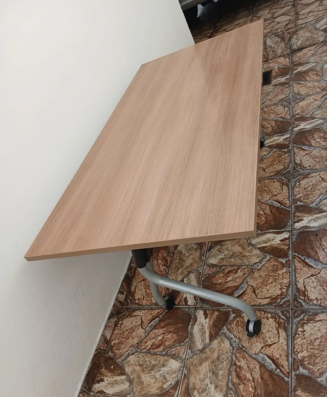Mesa dobrável de madeira  - Foto 2
