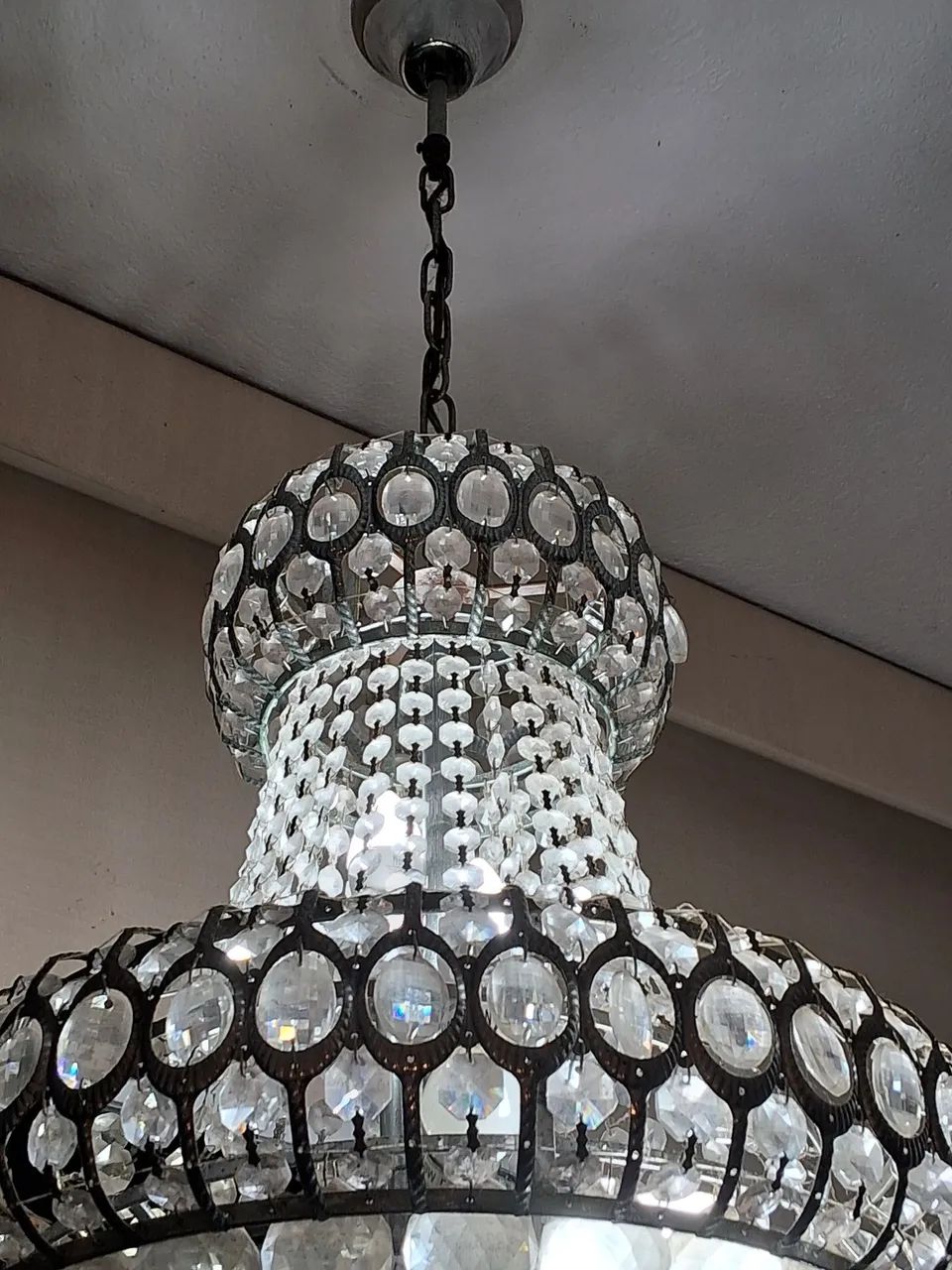 Lustre com bolas de cristal  - Foto 4