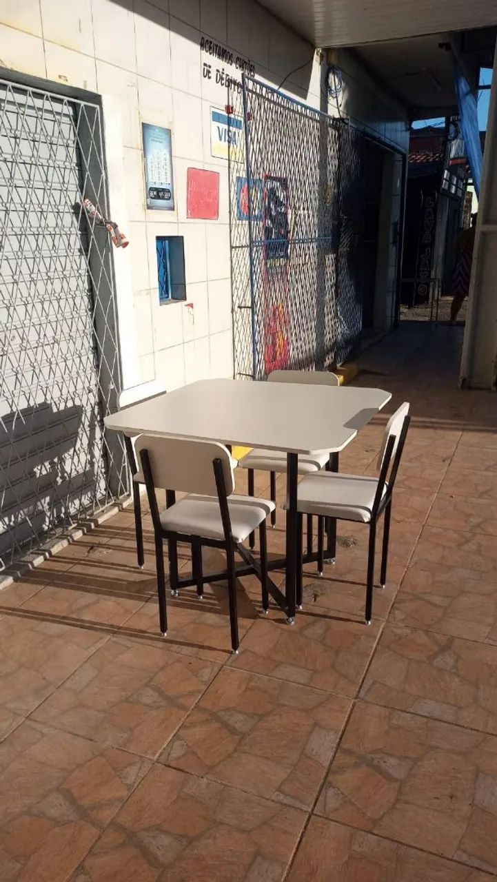 PROMOÇÃO CONJUNTO DE MESA COM QUATRO CADEIRAS - Foto 2