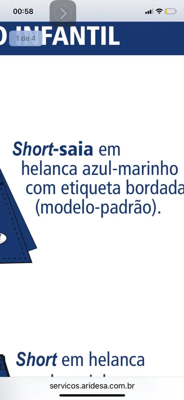Short saia colegial  - Foto 2