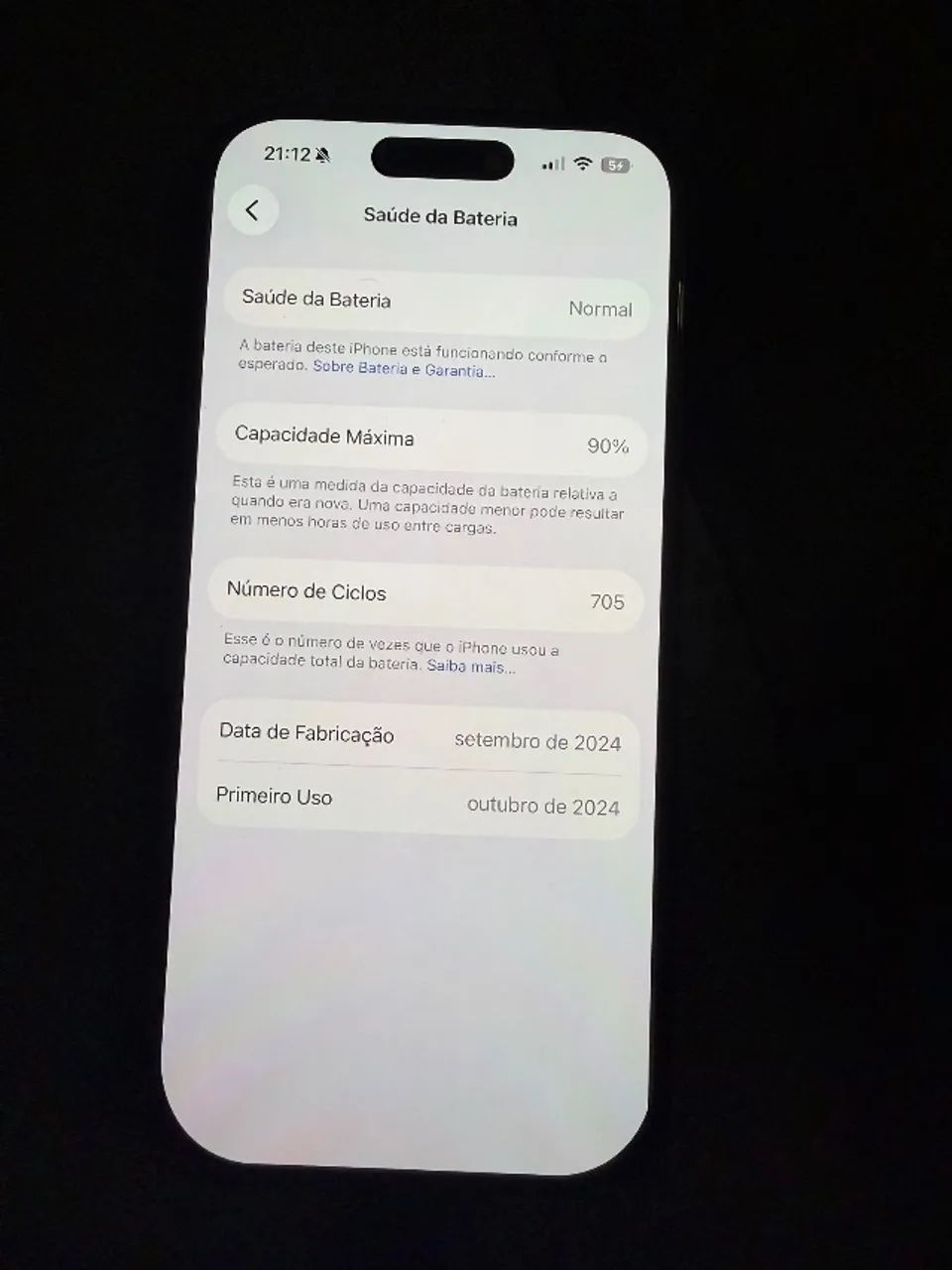 iPhone 16 pro 250 gigas 90% da bateria  - Foto 2