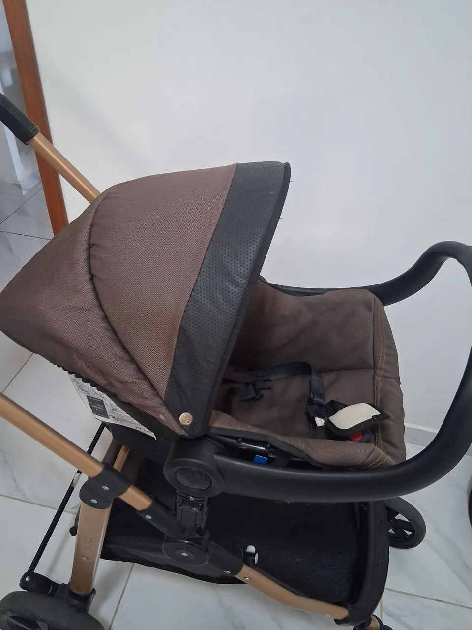 Carrinho de bebê tipo moisés Galzerano - Foto 3