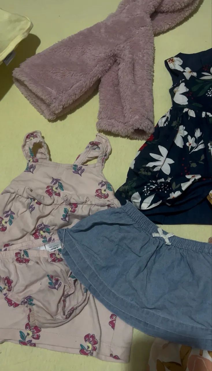 Kit roupa Carters menina 6-9 meses  - Foto 4