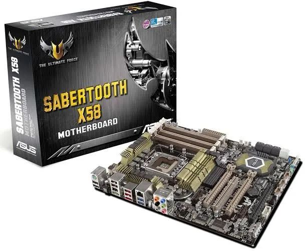 マザーボード ASUS SABERTOOTH X58 i7 965XE 12GB Placa mãe asus sabertooth x58 - Peças de Hardware - Rio do Ouro