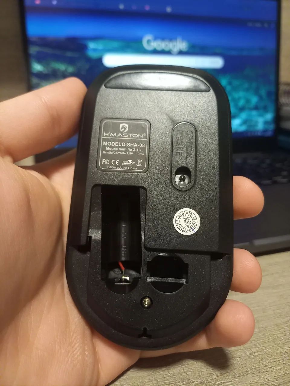 Mouse Sem Fio H'Maston SHA-08 2.4GHz - Foto 4