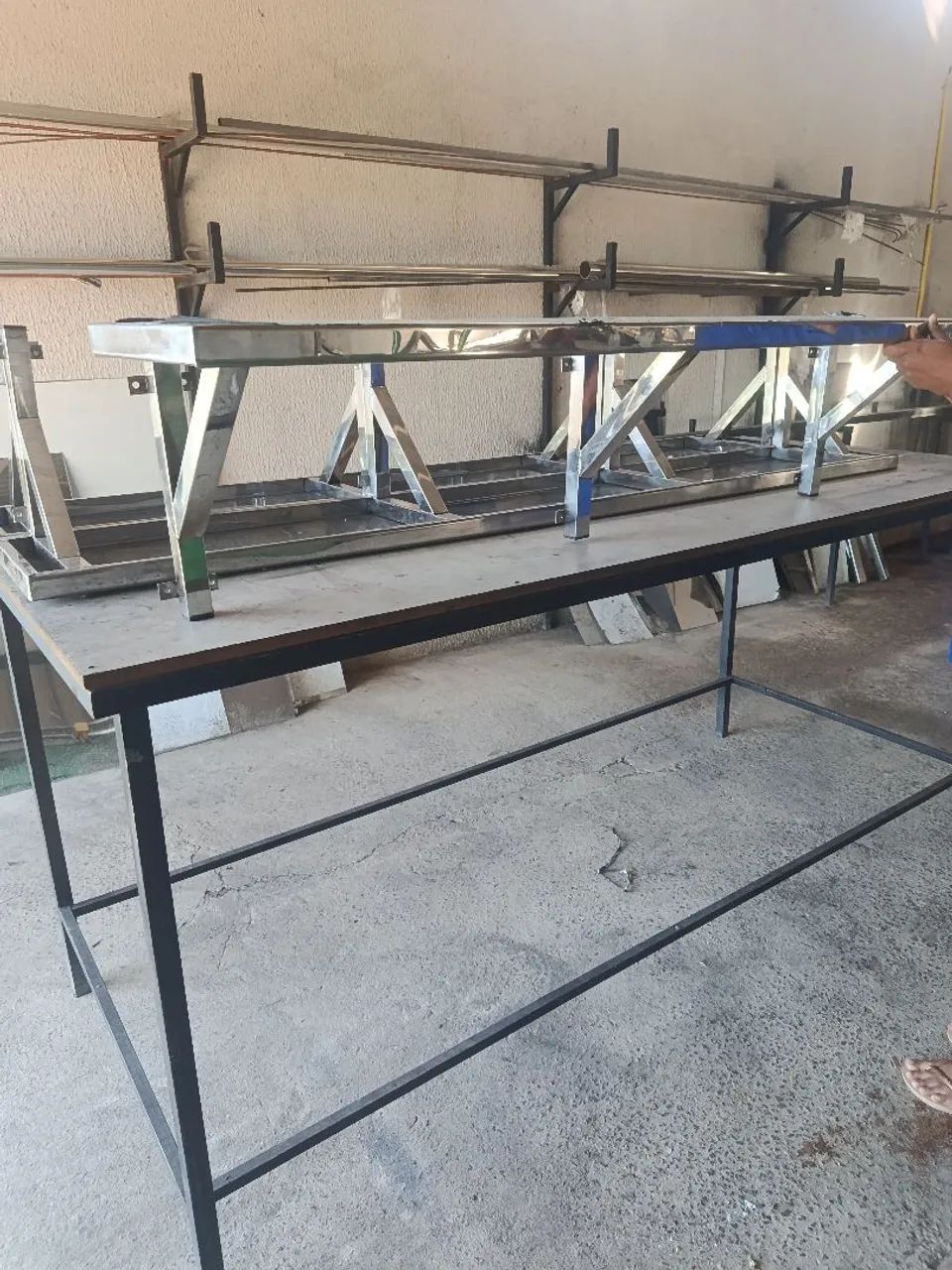 Prateleira de parede em aço inox  - Foto 4