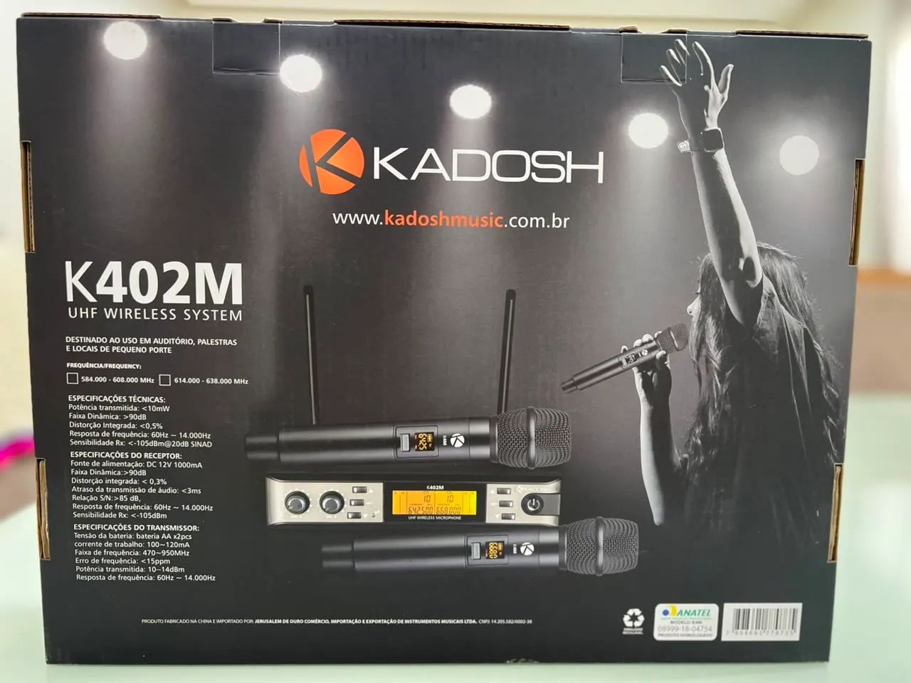 Microfone Kadosh (pouco uso)  - Foto 2