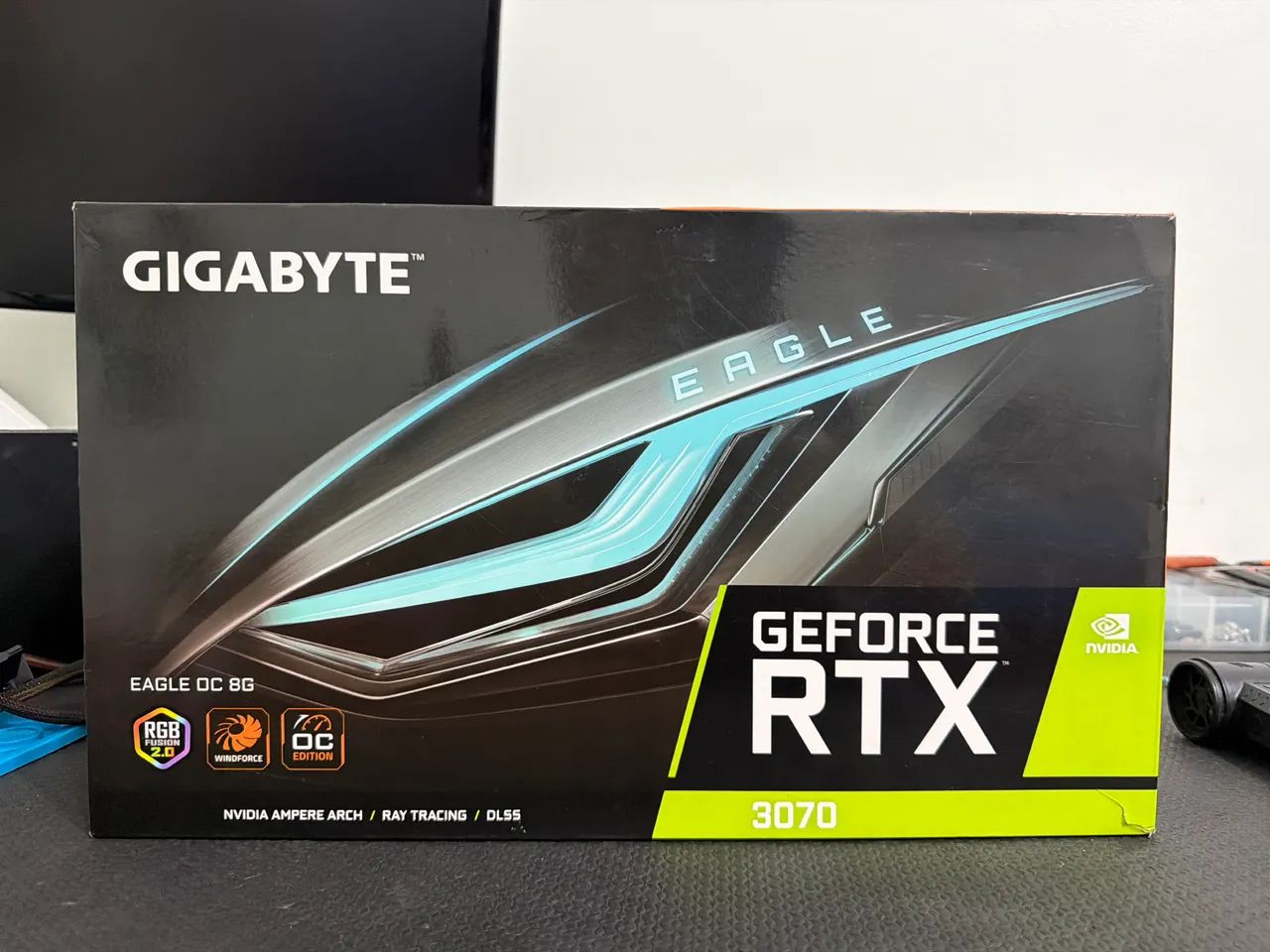 Caixa vazia RTX 3070 gigabyte