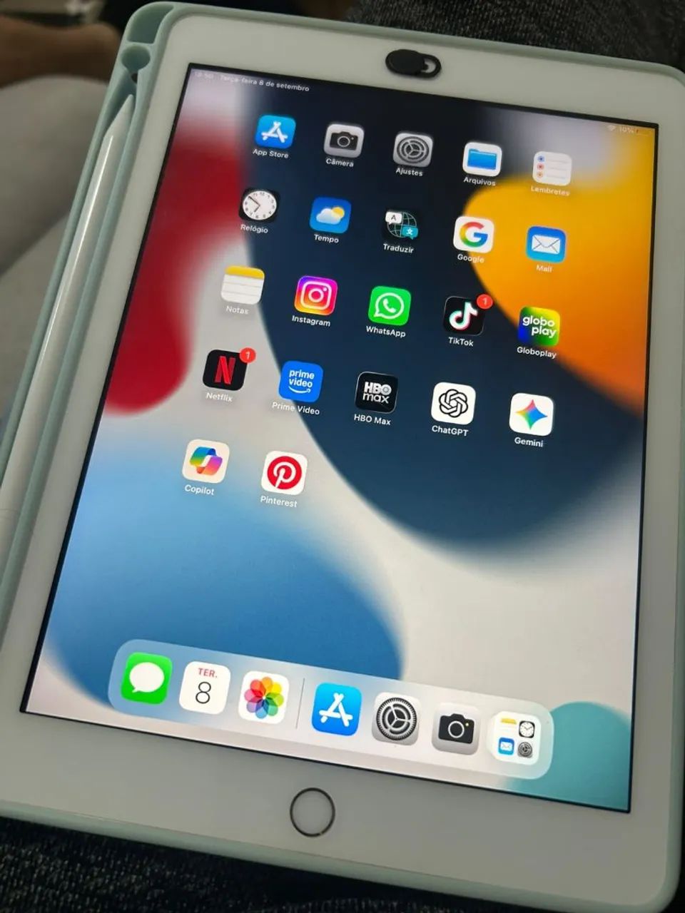 iPad 5ª Geração 32GB Dourado Wi-Fi - Conservado e Funcionando Perfeitamente - Foto 4