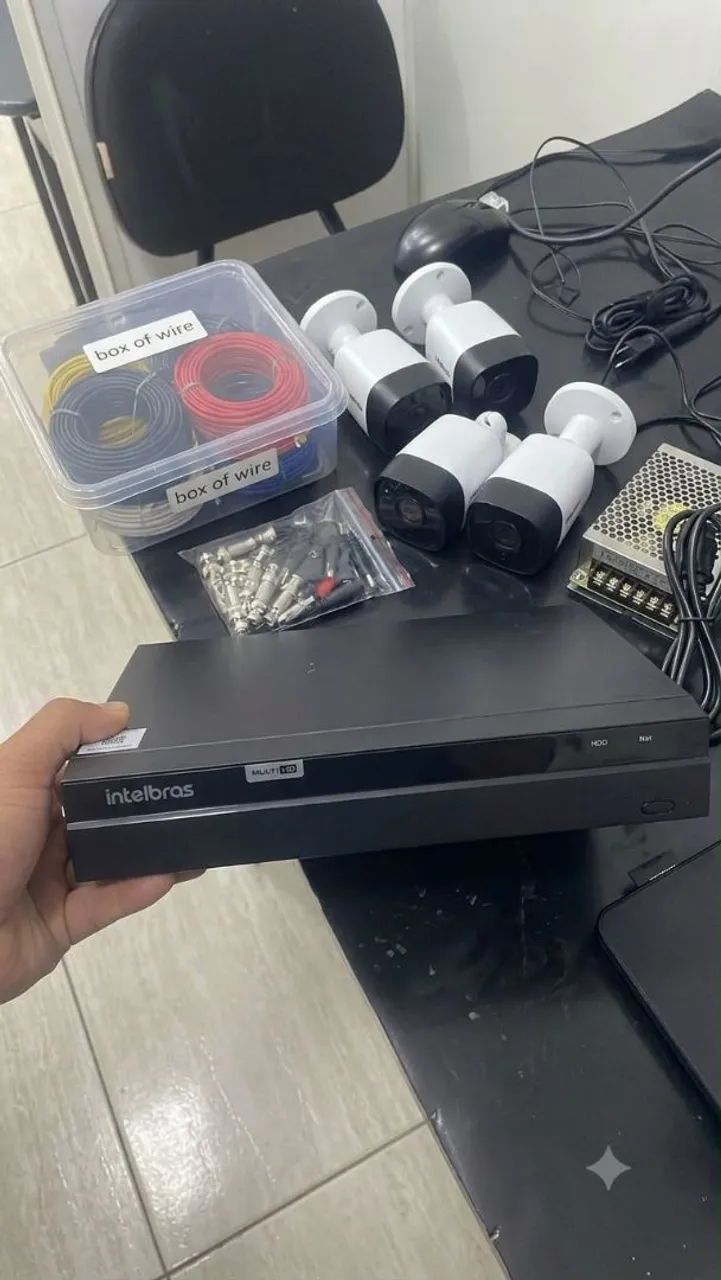 Kit Dvr intelbras 4 canais