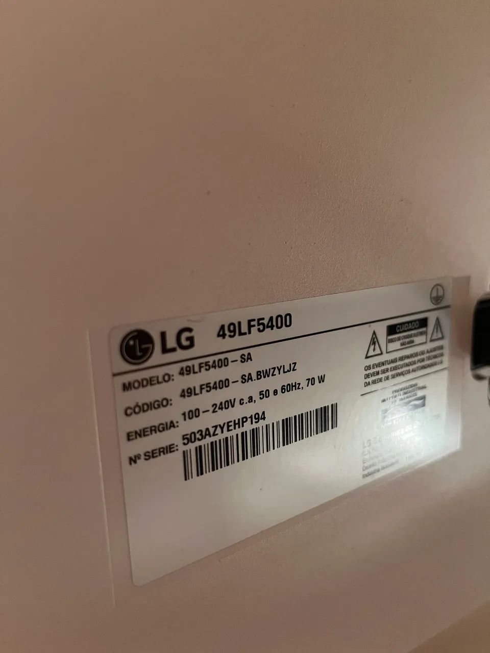 TV LG com ChromeCast 49pol - Foto 2