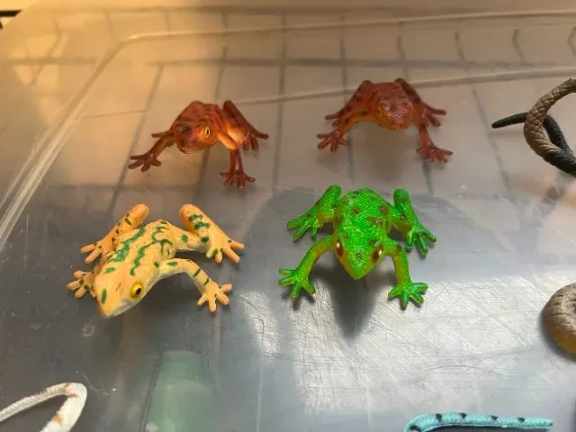 Figuras Vintage sapos, cobras e lagardos - Foto 3
