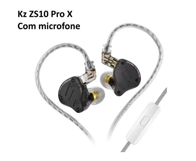 280,0 Fone Kz zs10 pro x (lacrado) Hifi Original Profissional