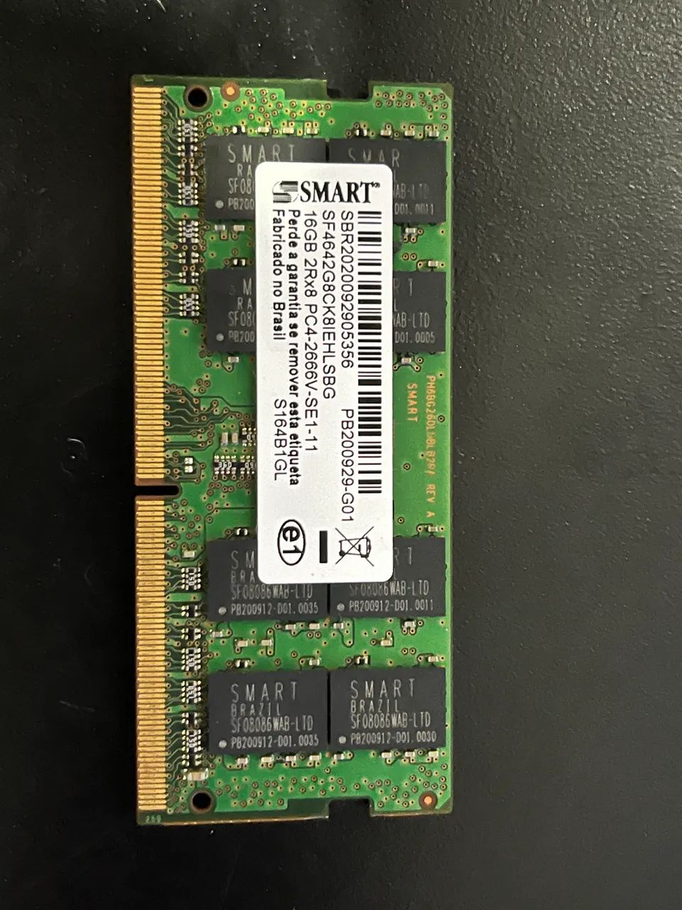 Memória notebook ddr4 16GB 