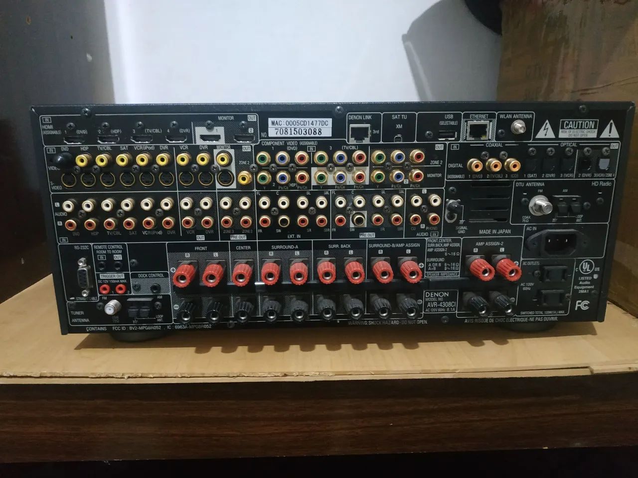 Receiver Denon 4308ci 140watts canal  - Foto 3