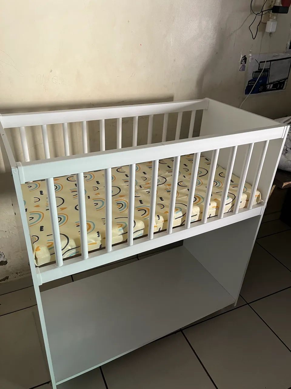 Mini berço com colchão 