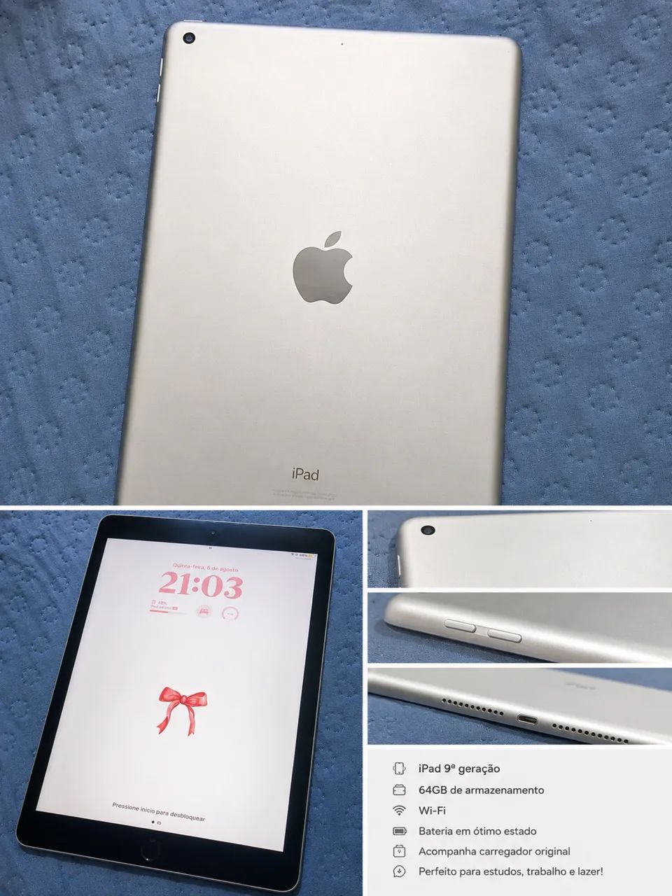 IPad 9ª geração 64GB Wi-Fi