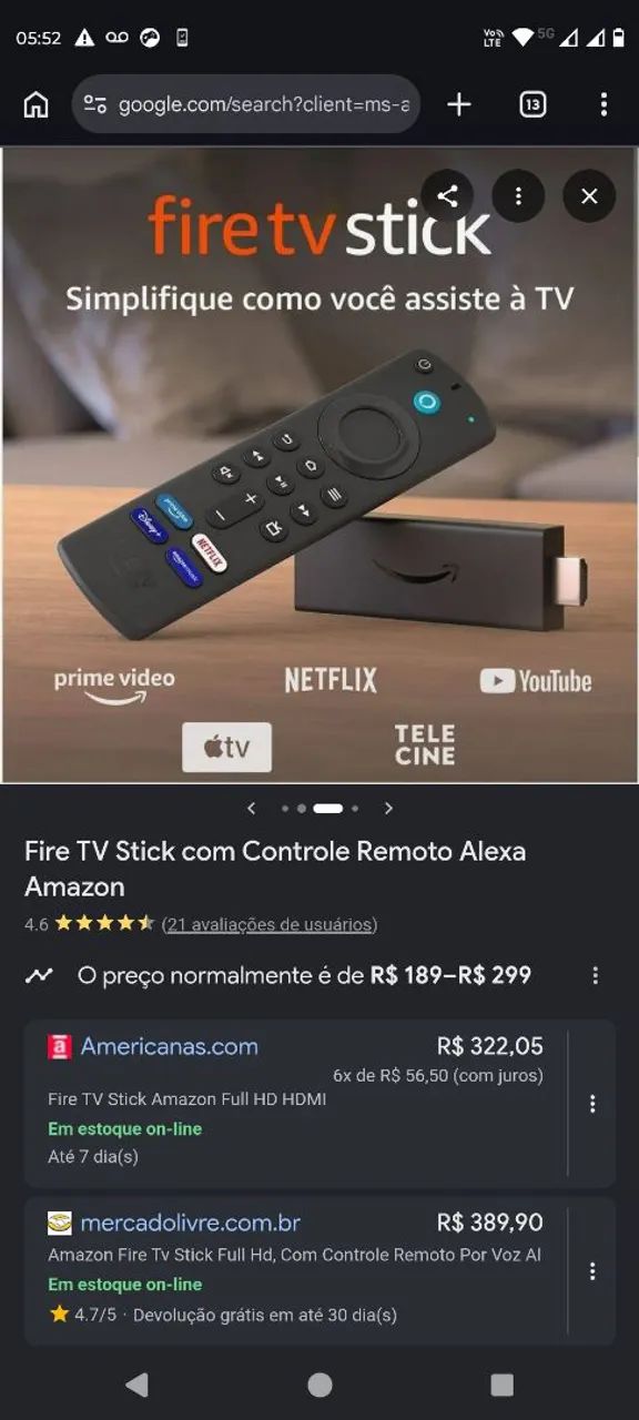 FIRE TV STICK com Ativação UNITV - Foto 2