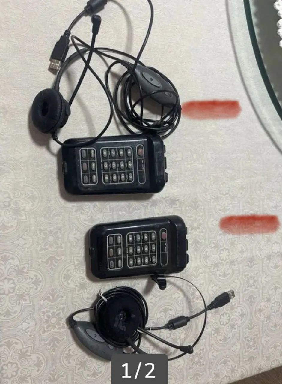 HEADSET 2 UNIDADES COMPLETOS 