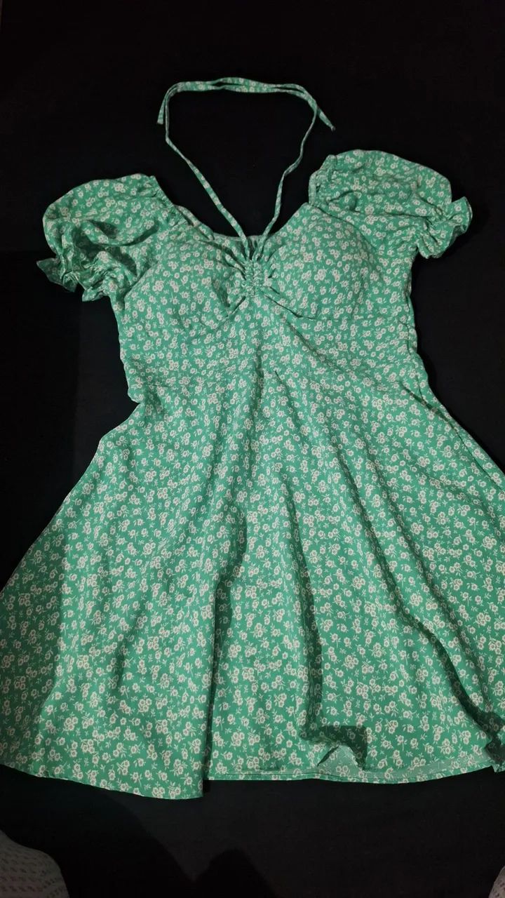 Vestido rodado 2 amarrações 