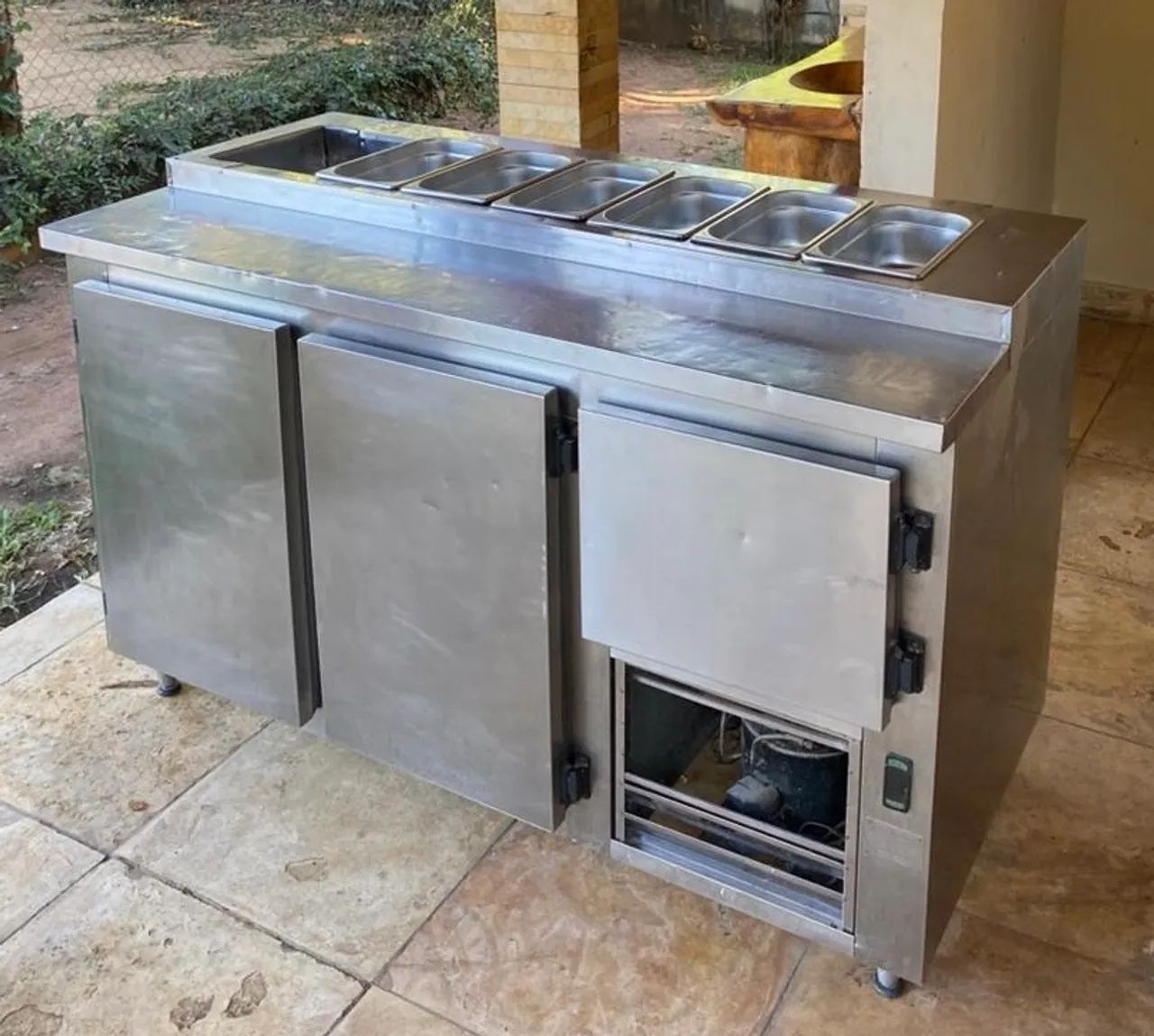 Balcão com codimentadora refrigerado inox - Foto 4