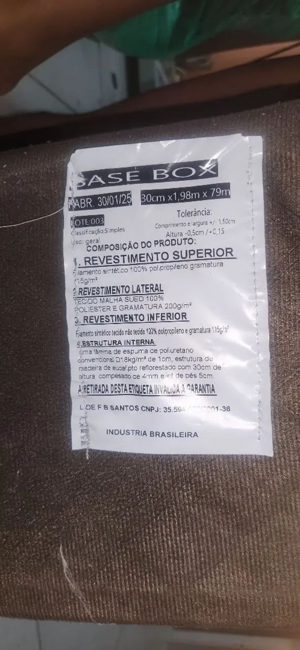 Base box bipartido queen  - Foto 3