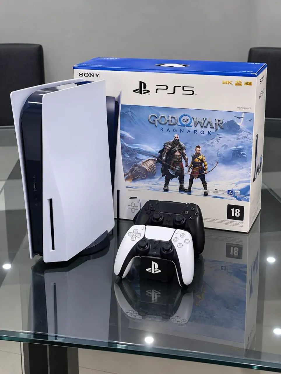  PS5 ? Disco e Digital, Completo + 2 Controles Original  - Foto 4
