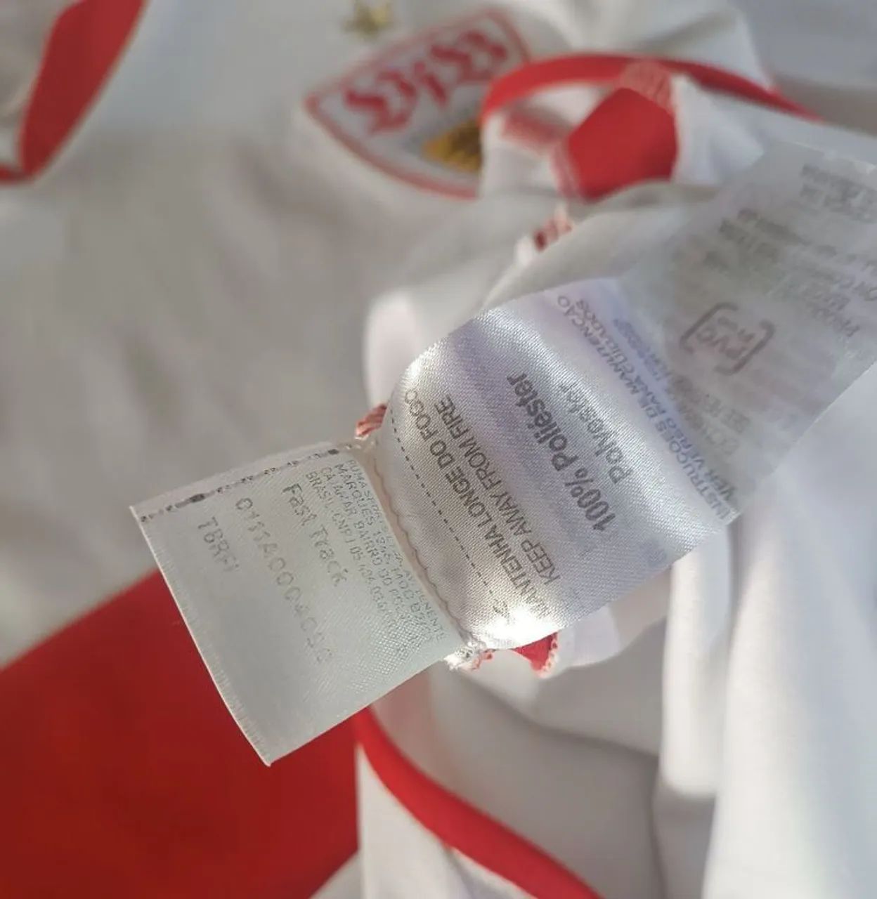 Camisa Original 2010 2011 VfB Stuttgart Alemanha Puma Branca - Foto 3