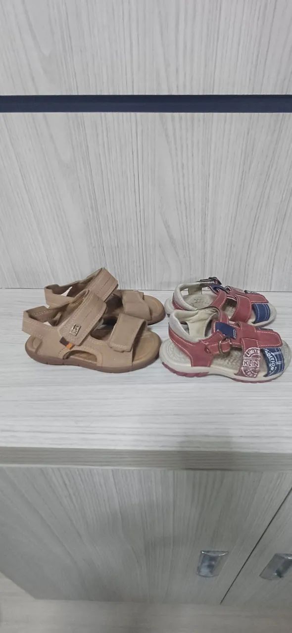 2 Sandalias Klin 23 e 24 menino - Foto 2