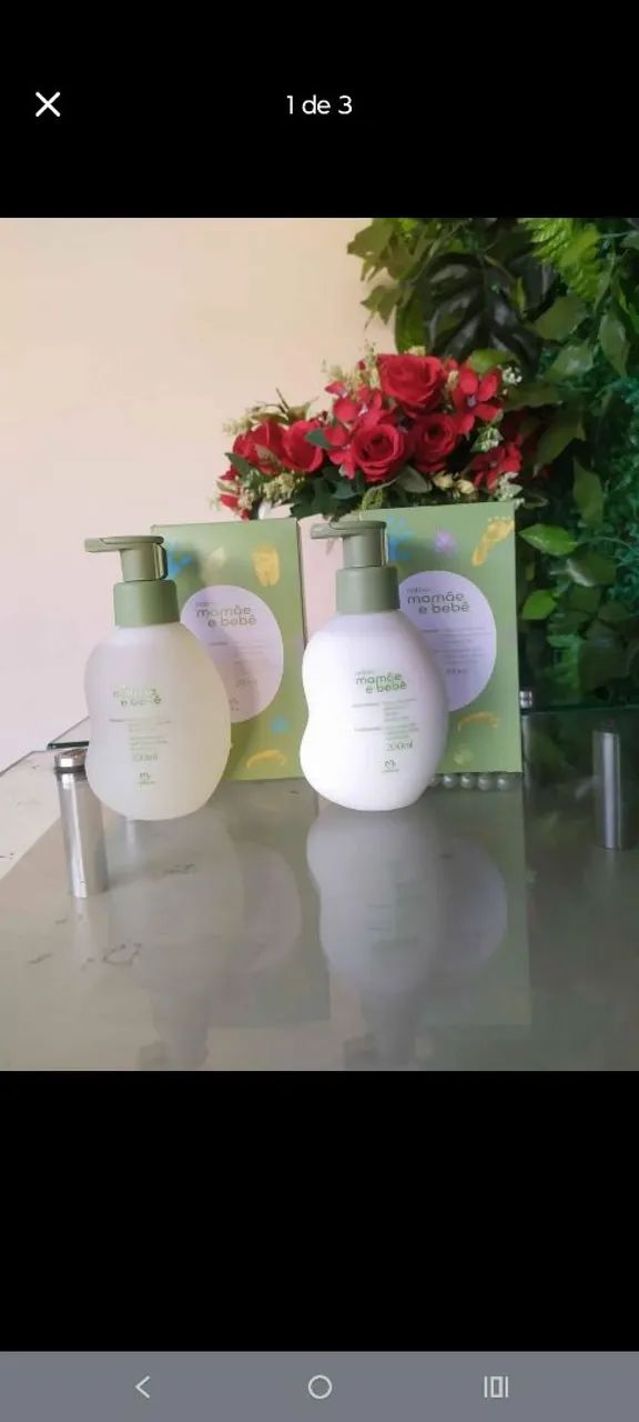 Combo shampoo e condicionador mamãe bebê 200ml - Foto 4