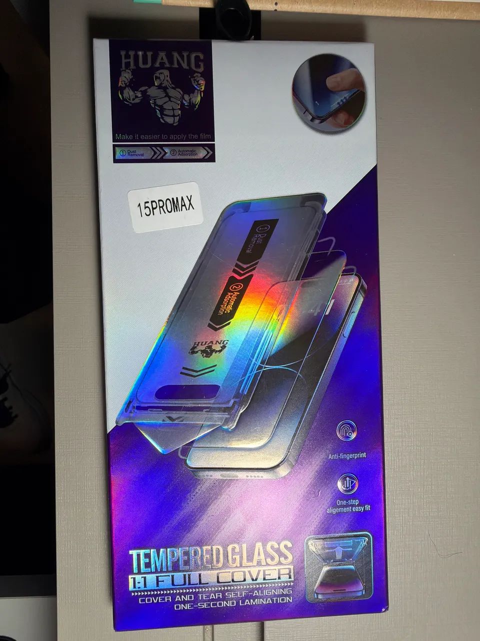 Película HD 3D c/ Aplicador p/ IPhone 15 Promax