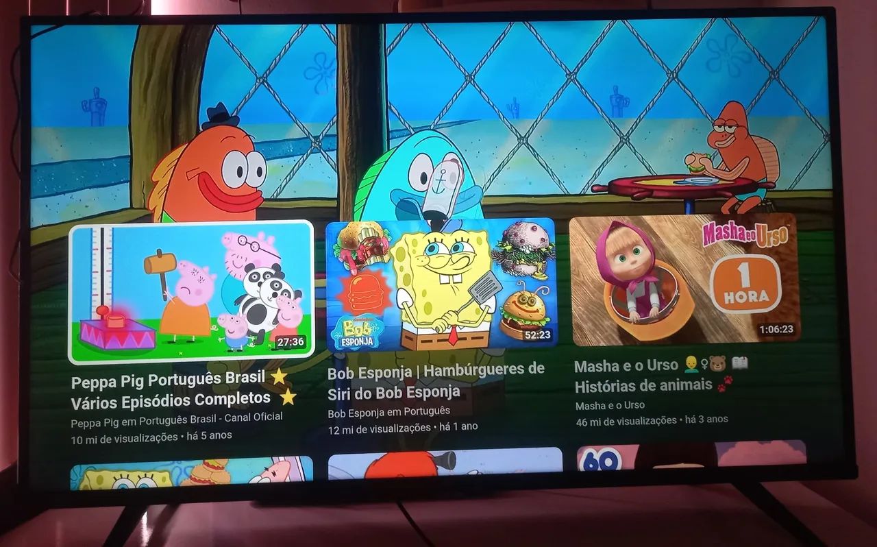 telão smart tv Android impecável tcl 50 4k perfeita.  - Foto 6