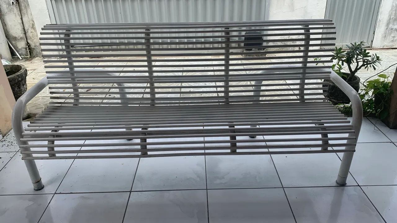 Banco de metal para jardim - Foto 2