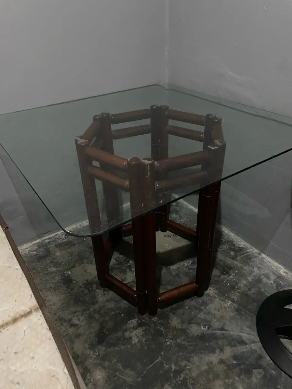 Vendo mesa de vidro - Foto 2