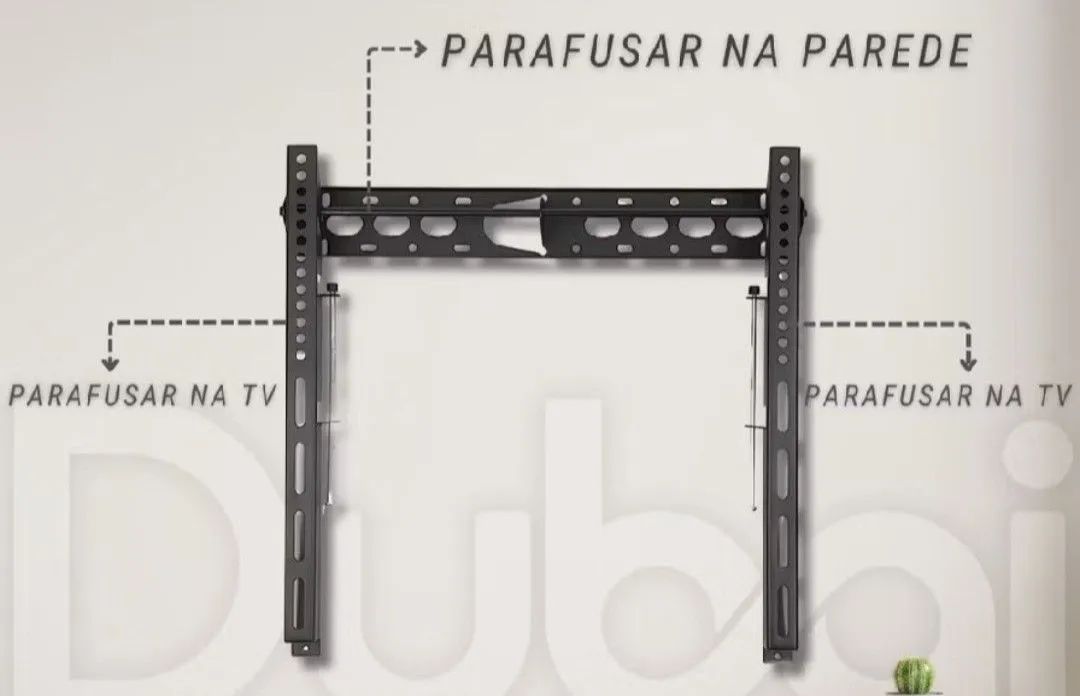 SUPORTE PARA TV MODELO PAINEL E PAREDE DE 32 A 75 POLEGADAS  - Foto 2
